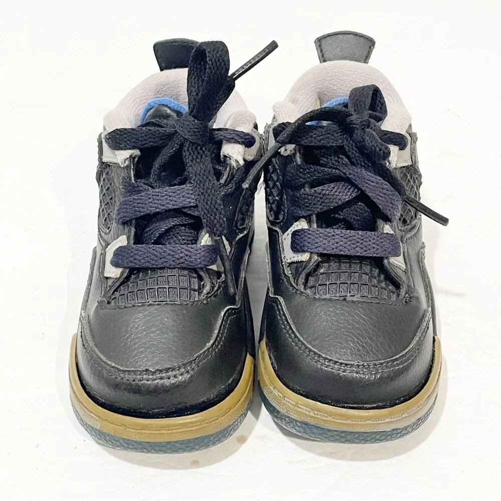 Nike Air Jordan 4 IV Baby Size 6C Retro Alternate Motorsport Black Sneaker‎